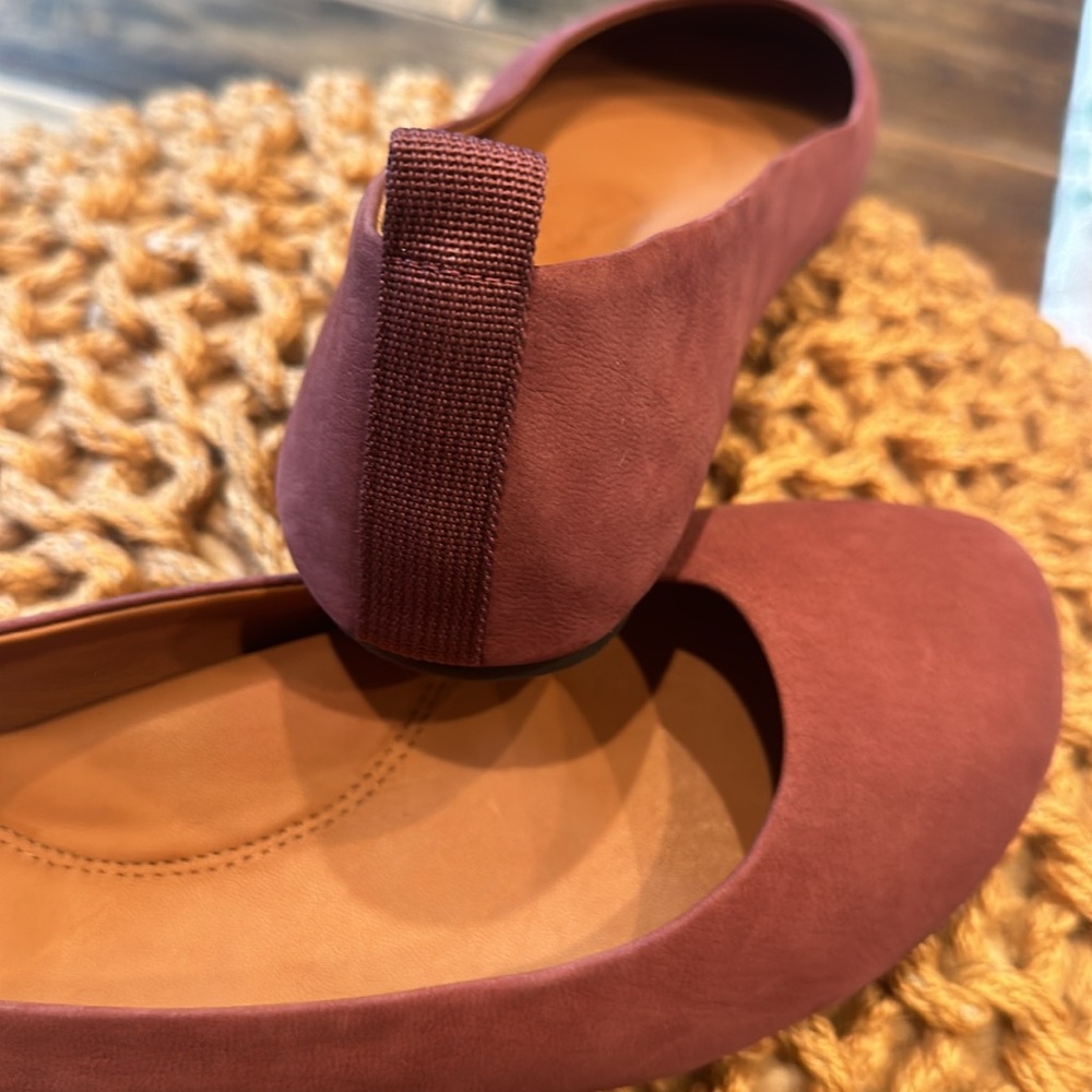 Gentle Souls by Kenneth Cole Brick (Rose) “Dana” Suede Ballet Flats NEW w/o box - Picture 9 of 13